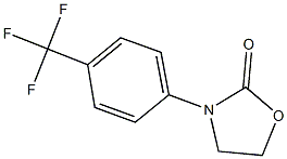 3-[4-(trifluoromethyl)phenyl]-1,3-oxazolidin-2-one Struktur
