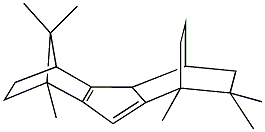 7,11,12,12,16,16-hexamethylpentacyclo[9.2.2.1~4,7~.0~2,10~.0~3,8~]hexadeca-3(8),9-diene Struktur