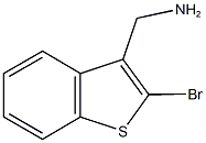 (2-bromo-1-benzothien-3-yl)methanamine Struktur