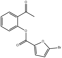 2-acetylphenyl 5-bromo-2-furoate Struktur
