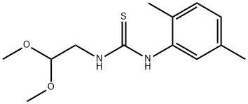 N-(2,2-dimethoxyethyl)-N'-(2,5-dimethylphenyl)thiourea Structure