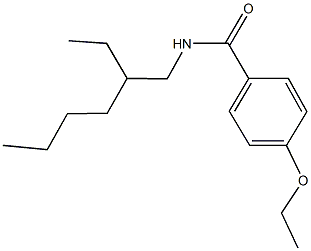 4-ethoxy-N-(2-ethylhexyl)benzamide Struktur