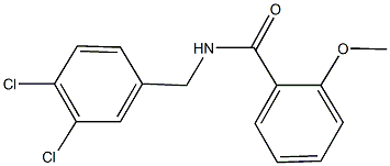 N-(3,4-dichlorobenzyl)-2-methoxybenzamide Struktur