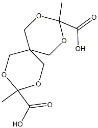 3,9-dimethyl-2,4,8,10-tetraoxaspiro[5.5]undecane-3,9-dicarboxylic acid Structure