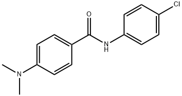 N-(4-chlorophenyl)-4-(dimethylamino)benzamide Struktur