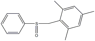 mesitylmethyl phenyl sulfoxide Struktur