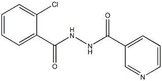 2-chloro-N'-(3-pyridinylcarbonyl)benzohydrazide Struktur