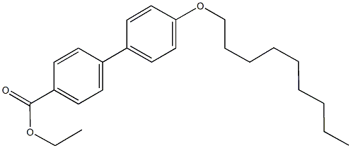ethyl 4'-(nonyloxy)[1,1'-biphenyl]-4-carboxylate Struktur