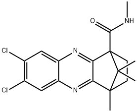 7,8-dichloro-N,4,11,11-tetramethyl-1,2,3,4-tetrahydro-1,4-methanophenazine-1-carboxamide Structure