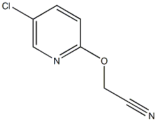 [(5-chloro-2-pyridinyl)oxy]acetonitrile Struktur