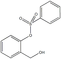 2-(hydroxymethyl)phenyl benzenesulfonate Struktur