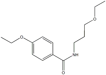 4-ethoxy-N-(3-ethoxypropyl)benzamide Struktur