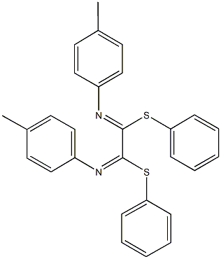 diphenyl N~1~,N~2~-bis(4-methylphenyl)ethanediimidothioate Struktur