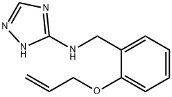 N-[2-(allyloxy)benzyl]-N-(1H-1,2,4-triazol-3-yl)amine Struktur