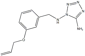 N-[3-(allyloxy)benzyl]-N-(5-amino-1H-tetraazol-1-yl)amine Struktur