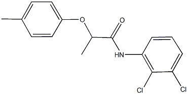 N-(2,3-dichlorophenyl)-2-(4-methylphenoxy)propanamide Struktur