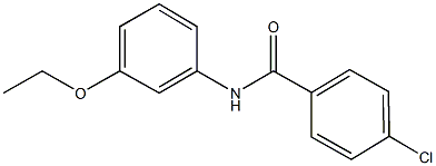 4-chloro-N-(3-ethoxyphenyl)benzamide Struktur