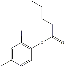 2,4-dimethylphenyl pentanoate Struktur