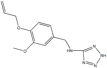 N-[4-(allyloxy)-3-methoxybenzyl]-N-(2H-tetraazol-5-yl)amine Struktur