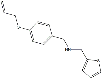 N-[4-(allyloxy)benzyl]-N-(2-thienylmethyl)amine Struktur