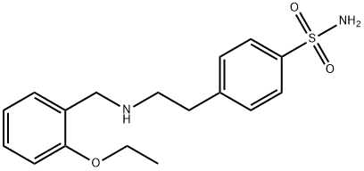4-{2-[(2-ethoxybenzyl)amino]ethyl}benzenesulfonamide Struktur