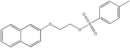 2-(2-naphthyloxy)ethyl 4-methylbenzenesulfonate Structure