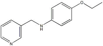 N-(4-ethoxyphenyl)-N-(3-pyridinylmethyl)amine Struktur