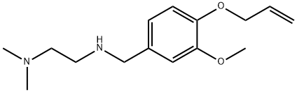 N-[4-(allyloxy)-3-methoxybenzyl]-N-[2-(dimethylamino)ethyl]amine Struktur