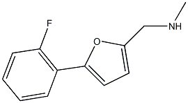 1-(5-(2-氟苯基)呋喃-2-基)-N-甲基甲胺, 880814-93-7, 結(jié)構(gòu)式