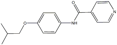 N-(4-isobutoxyphenyl)isonicotinamide Struktur
