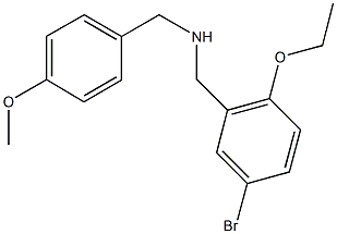 N-(5-bromo-2-ethoxybenzyl)-N-(4-methoxybenzyl)amine 結(jié)構(gòu)式
