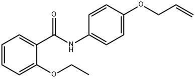 N-[4-(allyloxy)phenyl]-2-ethoxybenzamide Struktur