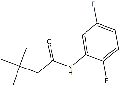 N-(2,5-difluorophenyl)-3,3-dimethylbutanamide Struktur