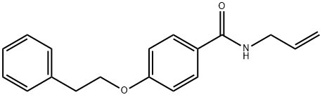 N-allyl-4-(2-phenylethoxy)benzamide Struktur