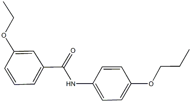 3-ethoxy-N-(4-propoxyphenyl)benzamide Struktur
