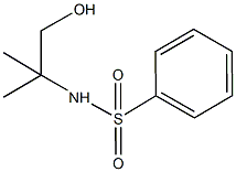N-(2-hydroxy-1,1-dimethylethyl)benzenesulfonamide Struktur