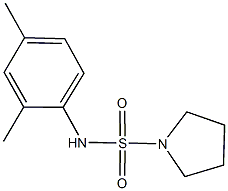 N-(2,4-dimethylphenyl)-1-pyrrolidinesulfonamide Structure