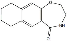 3,4,7,8,9,10-hexahydronaphtho[2,3-f][1,4]oxazepin-5(2H)-one Struktur