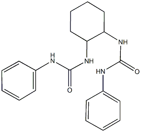 N-{2-[(anilinocarbonyl)amino]cyclohexyl}-N'-phenylurea Struktur