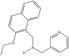 N-[(2-ethoxy-1-naphthyl)methyl]-N-(3-pyridinylmethyl)amine Struktur