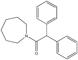 1-(diphenylacetyl)azepane Struktur