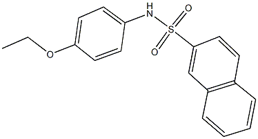 N-(4-ethoxyphenyl)-2-naphthalenesulfonamide Struktur