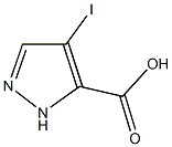 4-iodo-1H-pyrazole-5-carboxylic acid Struktur