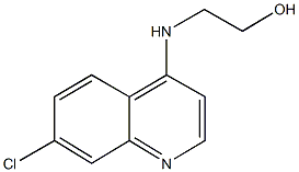 2-[(7-chloro-4-quinolinyl)amino]ethanol Struktur