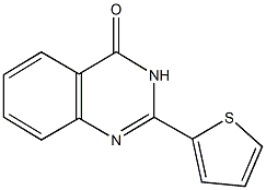 2-(2-thienyl)-4(3H)-quinazolinone Struktur