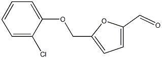 5-[(2-CHLOROPHENOXY)METHYL]-2-FURALDEHYDE Struktur