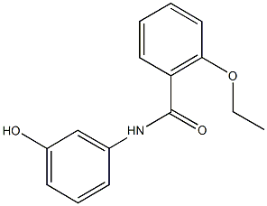 2-ethoxy-N-(3-hydroxyphenyl)benzamide Struktur