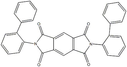 2,6-di[1,1'-biphenyl]-2-ylpyrrolo[3,4-f]isoindole-1,3,5,7(2H,6H)-tetrone Struktur