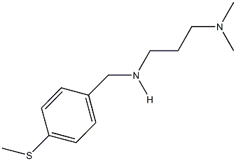 N-[3-(dimethylamino)propyl]-N-[4-(methylsulfanyl)benzyl]amine Struktur