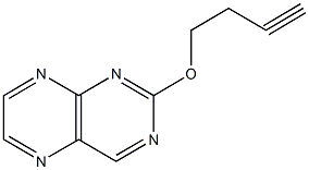 2-(3-Butynyloxy)pteridine Structure